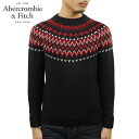 アバクロ セーター メンズ 正規品 Abercrombie＆Fitch クルーネックセーター FAIR ISLE CREWNECK SWEATER 120-201-1664-203