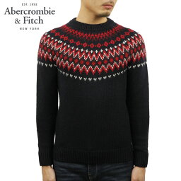 アバクロンビー＆フィッチ アバクロ セーター メンズ 正規品 Abercrombie＆Fitch クルーネックセーター FAIR ISLE CREWNECK SWEATER 120-201-1664-203