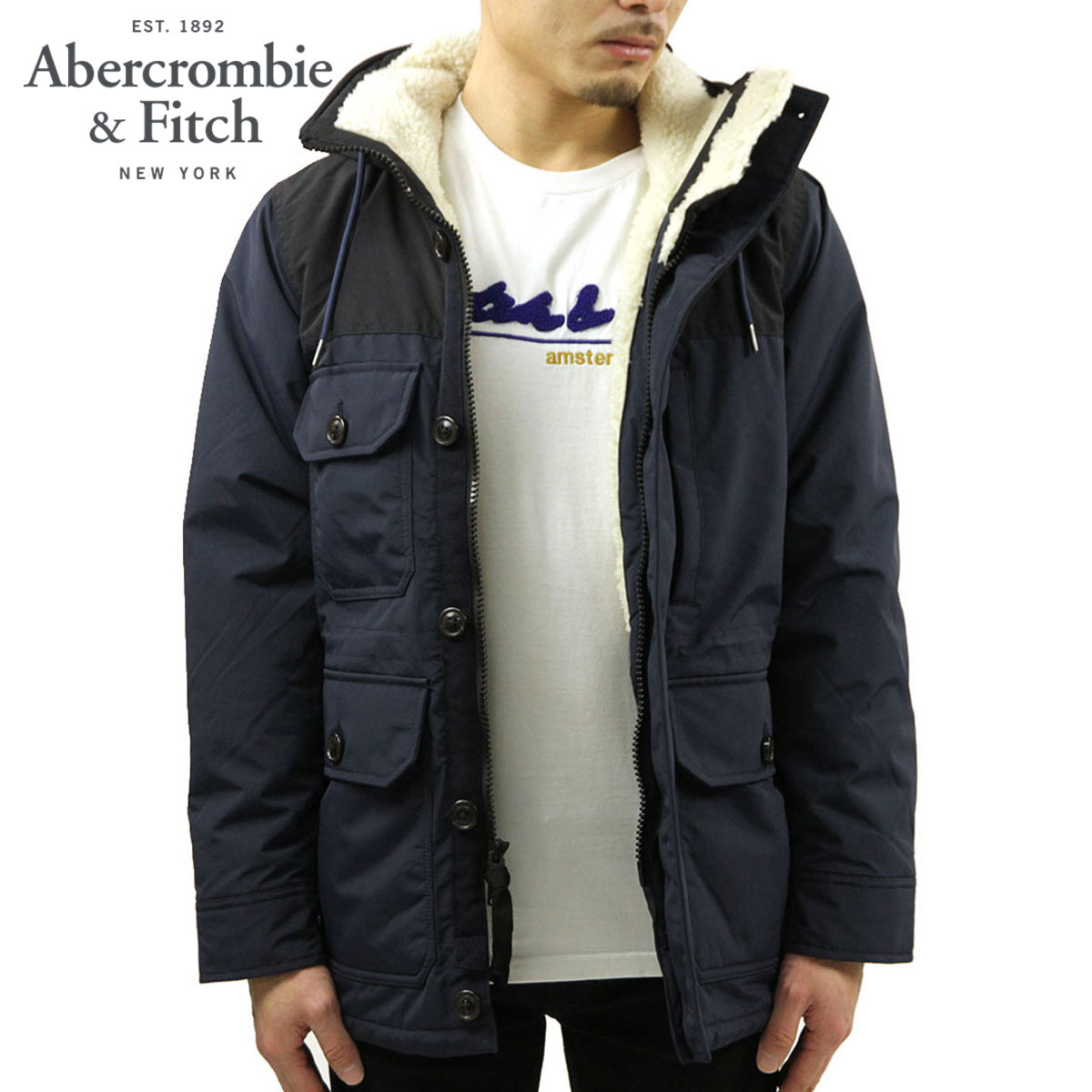 アバクロ ジャケット メンズ 正規品 Abercrombie