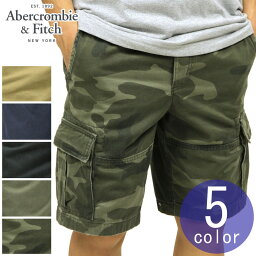 アバクロンビー＆フィッチ 【ポイント10倍 4/14 20:00～4/17 9:59】 アバクロ ショートパンツ メンズ 正規品 Abercrombie＆Fitch ボトムス ハーフパンツ カーゴパンツ 膝丈 CARGO SHORTS 10 INSEAM LONG-LENGTH