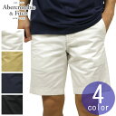 アバクロンビー＆フィッチ アバクロ ショートパンツ メンズ 正規品 Abercrombie＆Fitch ボトムス ハーフパンツ シンプル 無地 PLAINFRONT SHORTS 9 INSEAM LONG-LENGTH