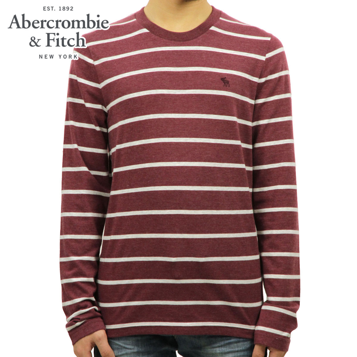 アバクロ ロンT メンズ 正規品 Abercrombie＆F