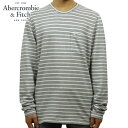 【ポイント10倍 4/24 20:00～4/27 9:59】 アバクロ ロンT メンズ 正規品 Abercrombie＆Fitch 長袖Tシャツ STRIPE KNIT TEE 124-236-1357-023 D00S20