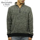 アバクロンビー＆フィッチ アバクロ スウェット メンズ 正規品 Abercrombie＆Fitch アウター フリース ジャケット TRAIL FLEECE HALF-ZIP PULLOVER 122-231-0534-122