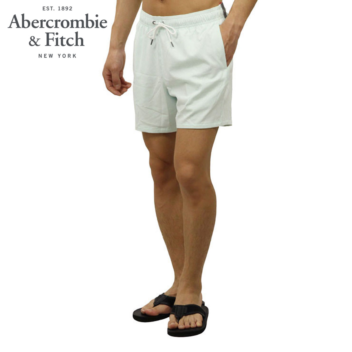 アバクロ 水着 メンズ 正規品 Abercrombie&Fitch スイムパンツ CLASSIC TRUNKS Shorter 133-350-0537-220