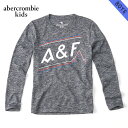 アバクロキッズ Tシャツ ロンT ボーイズ 子供服 正規品 AbercrombieKids 長袖Tシャツ long-sleeve sweater knit tee 223-616-0035-023 D00S20