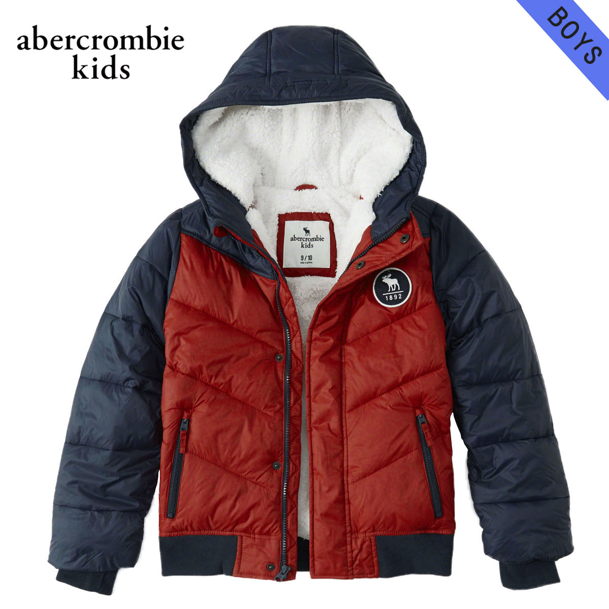 アバクロキッズ AbercrombieKids 正規品 子供服 ボーイズ アウター パーカージャケット the a&f essential puffer 232-716-0227-050