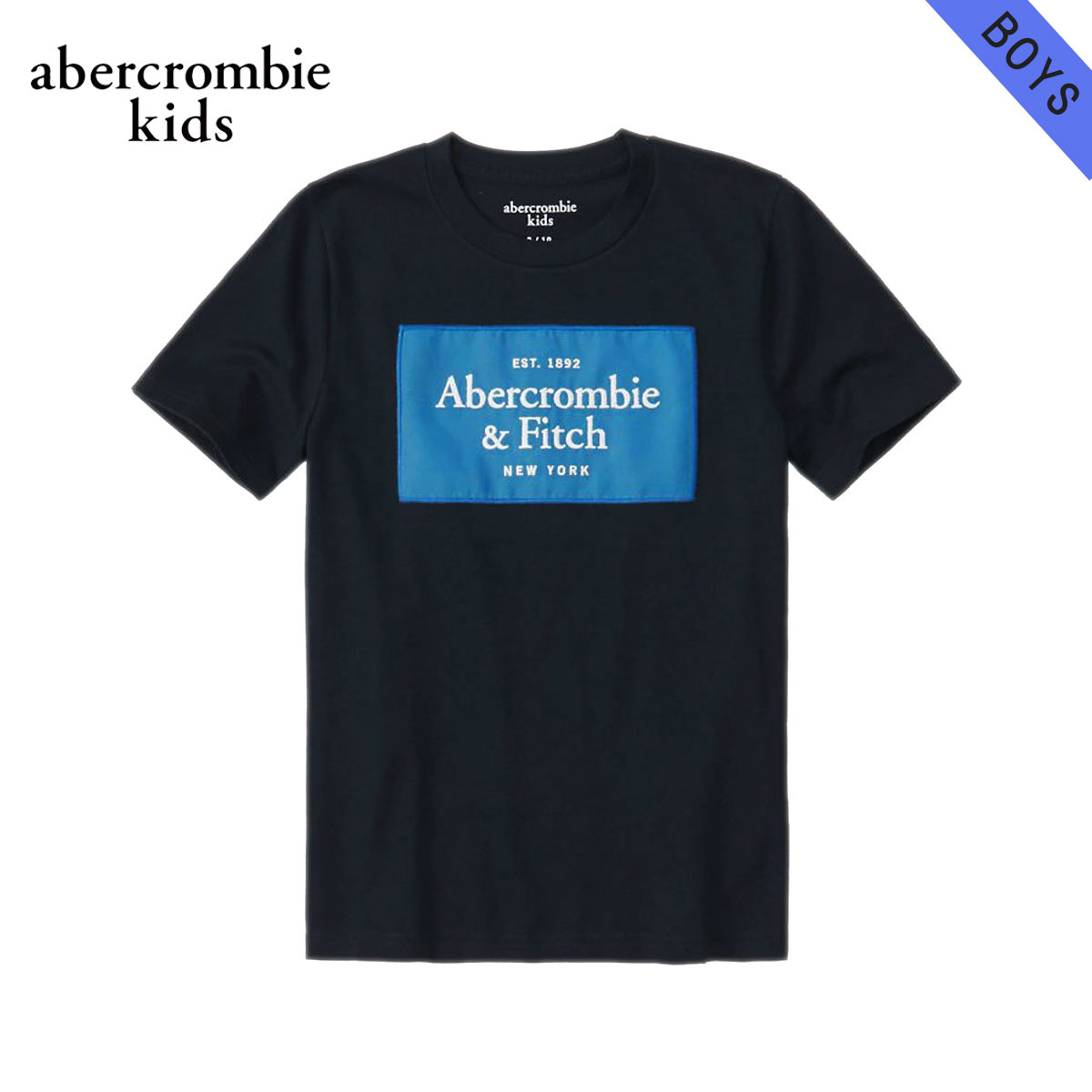 15%OFFセール  アバクロキッズ Tシャツ ボーイズ 子供服 正規品 AbercrombieKids 半袖Tシャツ クルーネック ロゴTシャツ logo tech tee 223-616-0180-023 父の日 プレゼント ラッピング