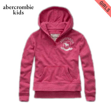 アバクロキッズ AbercrombieKids 正規品 子供服 ガールズ プルオーバーパーカー brett hoodie PINK D20S30