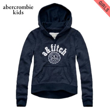 アバクロキッズ AbercrombieKids 正規品 子供服 ガールズ プルオーバーパーカー chloe hoodie NAVY D20S30