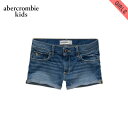 【ポイント10倍 6/22 20:00~6/27 1:59】 アバクロキッズ ショートパンツ ガールズ 子供服 正規品 AbercrombieKids ボトムス a&f high rise shorts Mediu