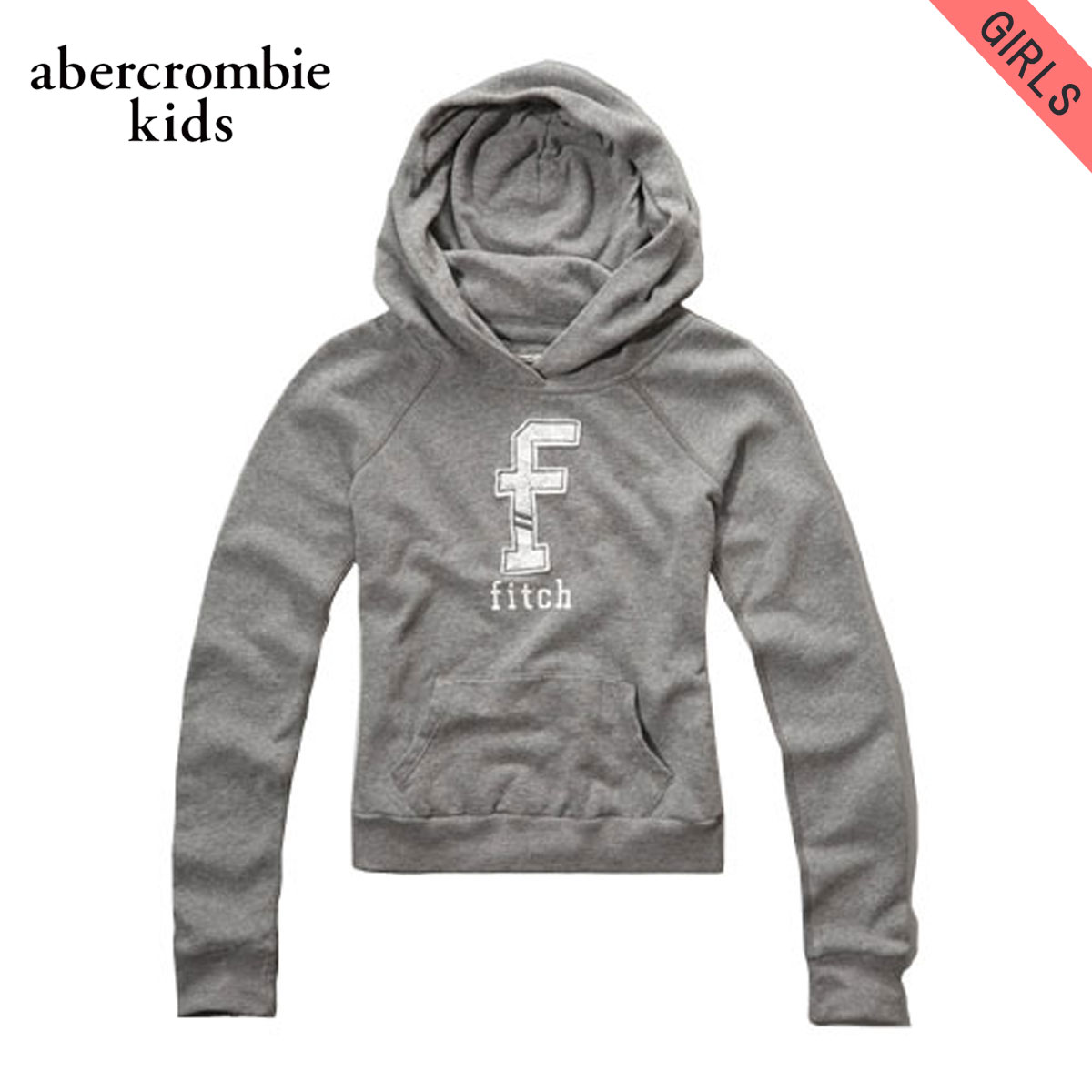 アバクロキッズ パーカー ガールズ 子供服 正規品 AbercrombieKids shine lace logo hoodie 252-767-0169-011 D20S30 父の日 プレゼント ラッピング