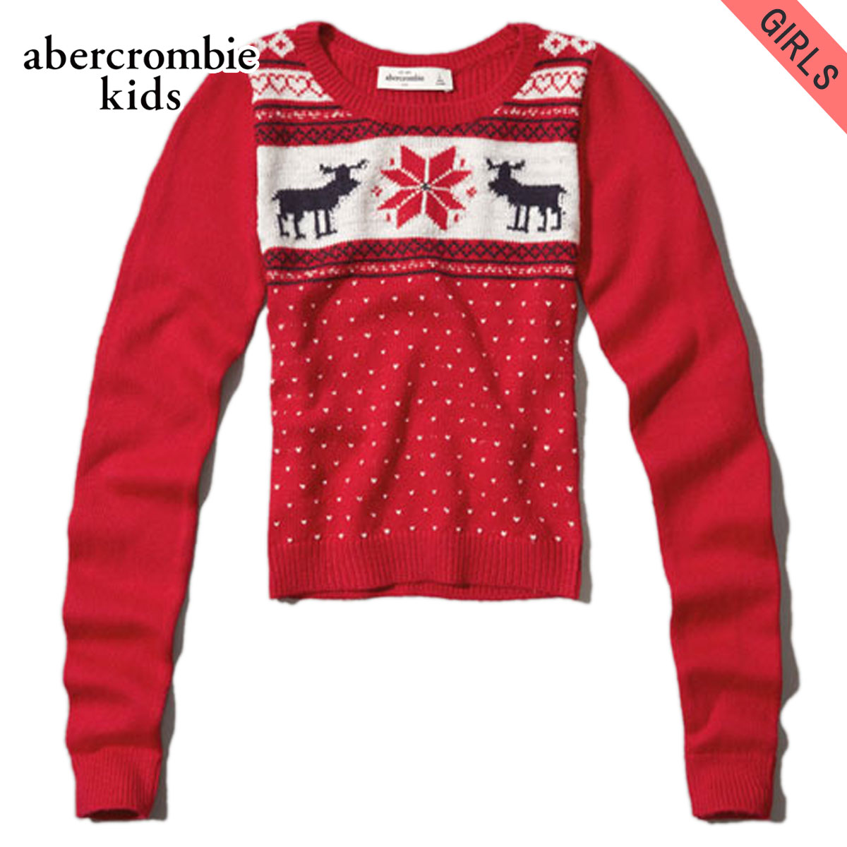 Хå  륺 Ҷ  AbercrombieKids moose intarsia sweater 250-7...