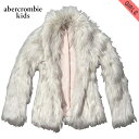 30%OFFクーポンセール  アバクロキッズ アウター ガールズ 子供服 正規品 AbercrombieKids ジャケット fluffy faux fur jacket 244-858-0164-011 D20S30