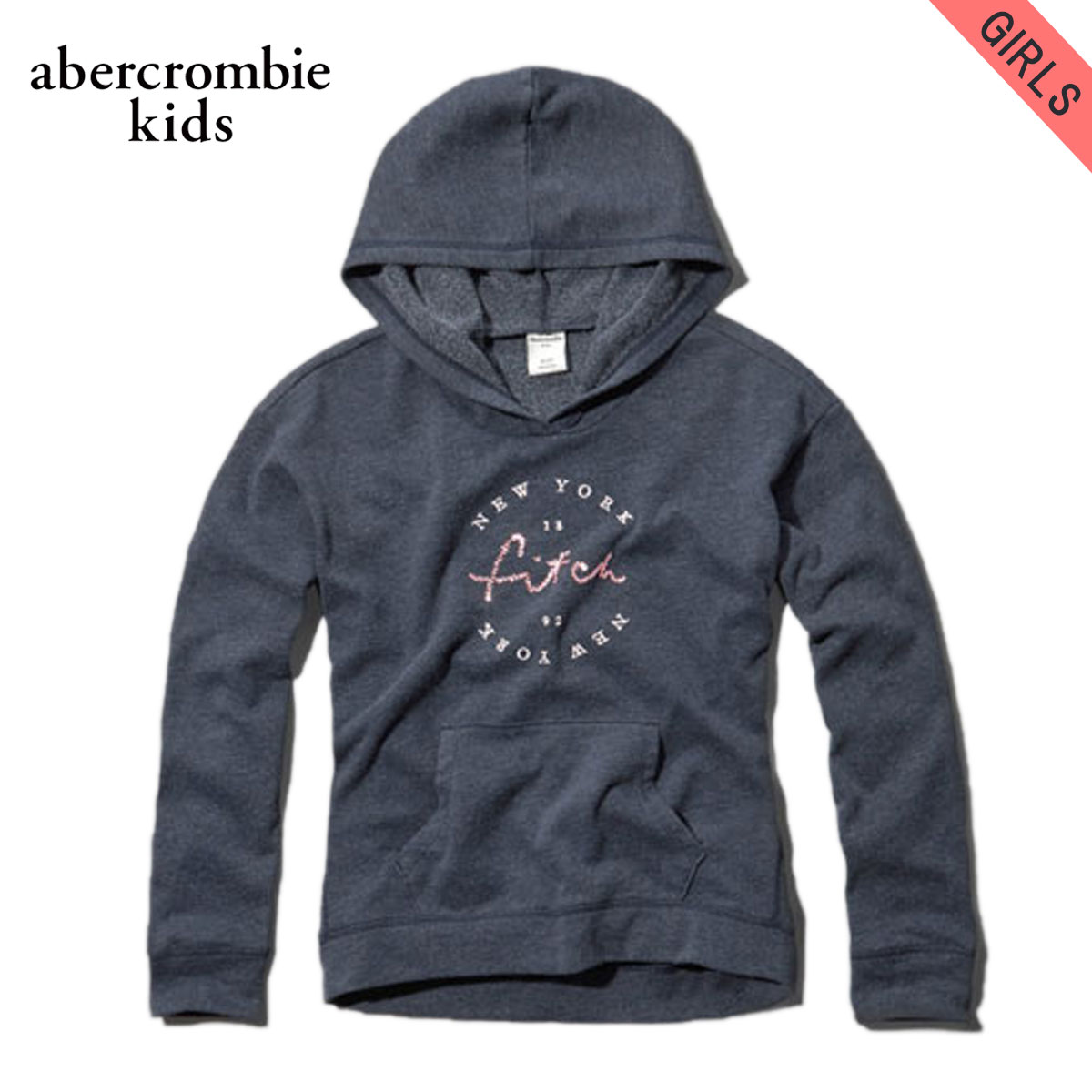 アバクロキッズ AbercrombieKids 正規品 子供服 ガールズ パーカー logo graphic hoodie 252-771-0287-023 D15S25