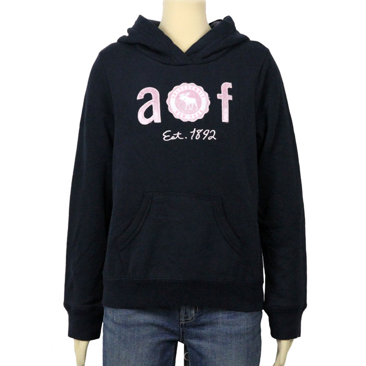 アバクロキッズ AbercrombieKids 正規品 子供服 ガールズ パーカー applique logo graphic hoodie 252-767-0237-023 D00S20