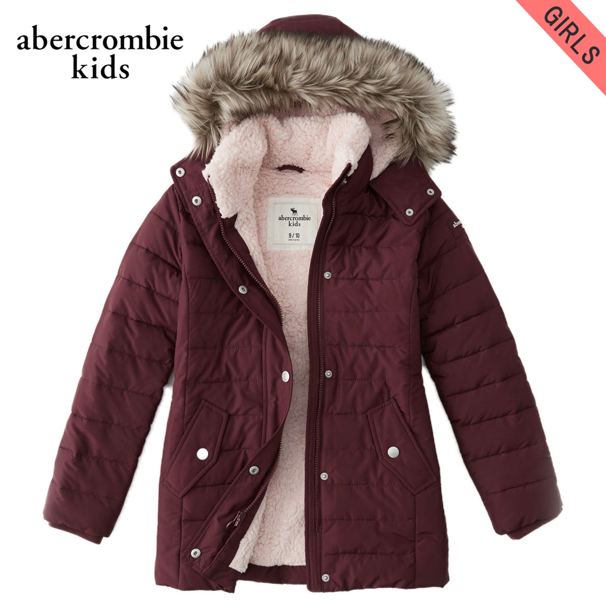 アバクロキッズ アウター ガールズ 子供服 正規品 AbercrombieKids ジャケット コート the a&f adventure parka 244-856-0237-052