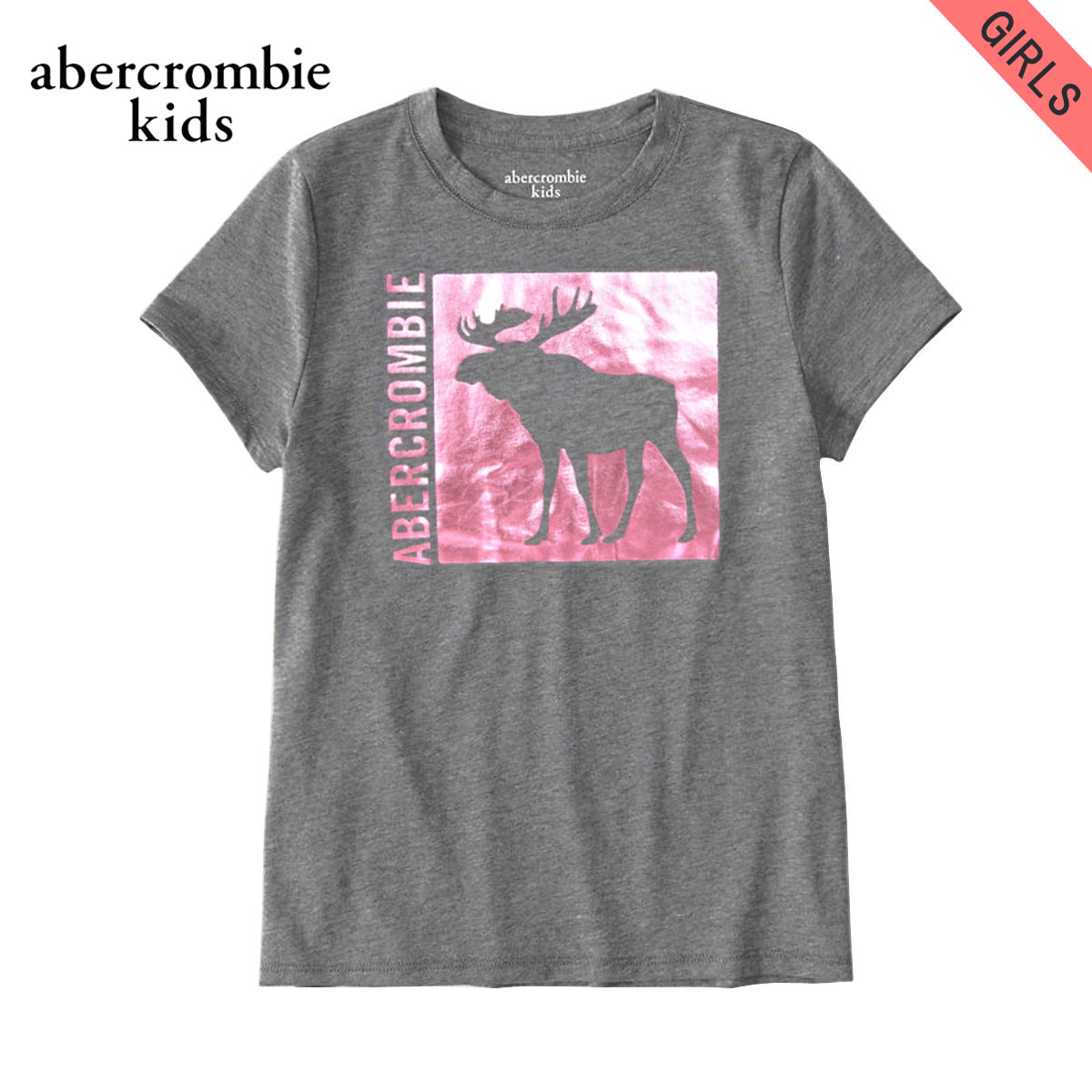 【ポイント10倍 5/9 20:00～5/16 1:59】 アバクロキッズ Tシャツ 子供服 正規品 AbercrombieKids 半袖Tシャツ exploded icon tee 257-0891-0108-010