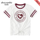 アバクロキッズ Tシャツ 子供服 正規品 AbercrombieKids 半袖Tシャツ sporty tie-front graphic tee 257-891-0100-001