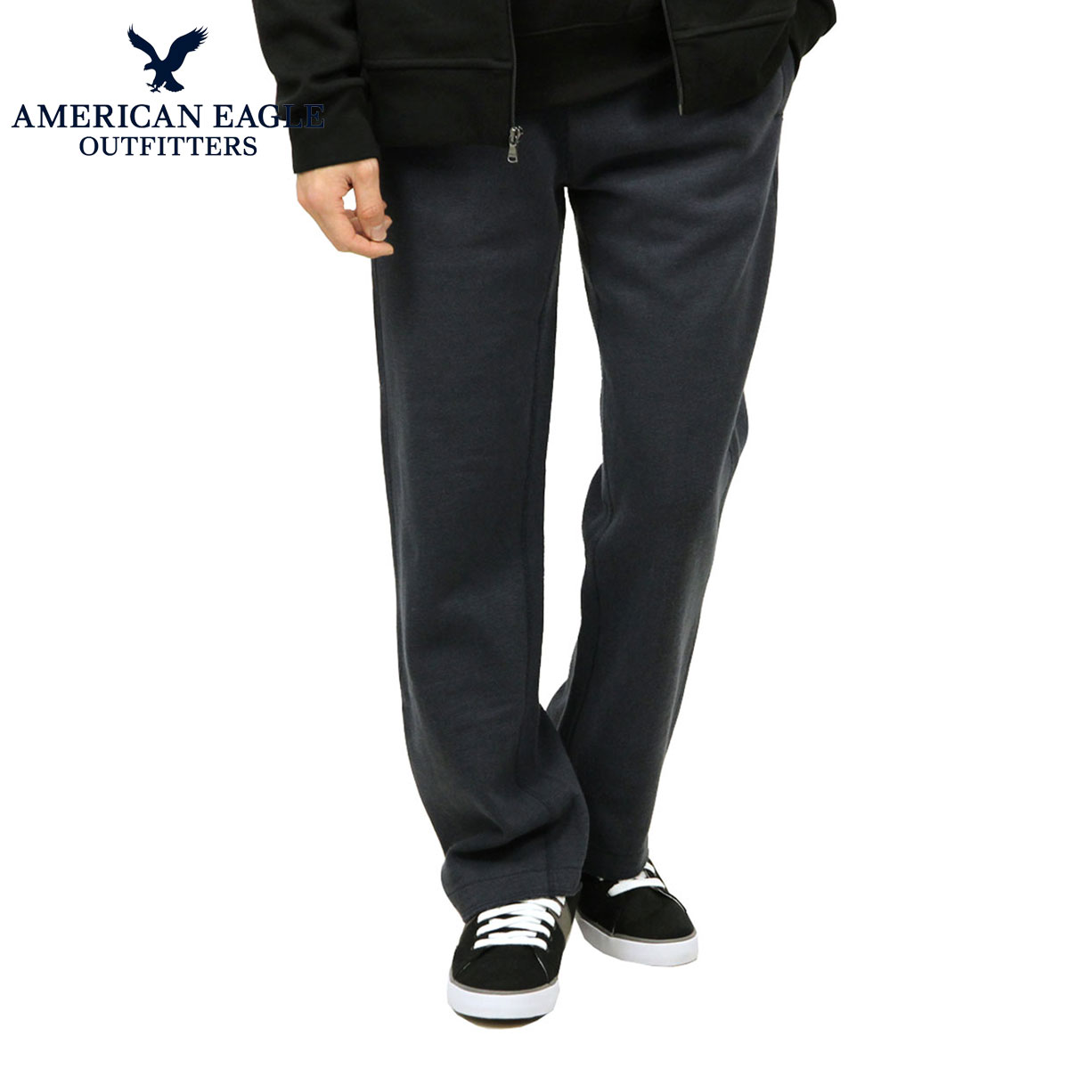 【ポイント10倍 5/9 20:00～5/16 1:59】 アメリカンイーグル AMERICAN EAGLE 正規品 スウェットパンツ AE ACTIVE PANT 1229-5567 ネイビー D35