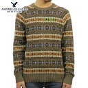 アメリカンイーグル セーター メンズ 正規品 AMERICAN EAGLE ニット 1145-9530 ブラウン D20S30