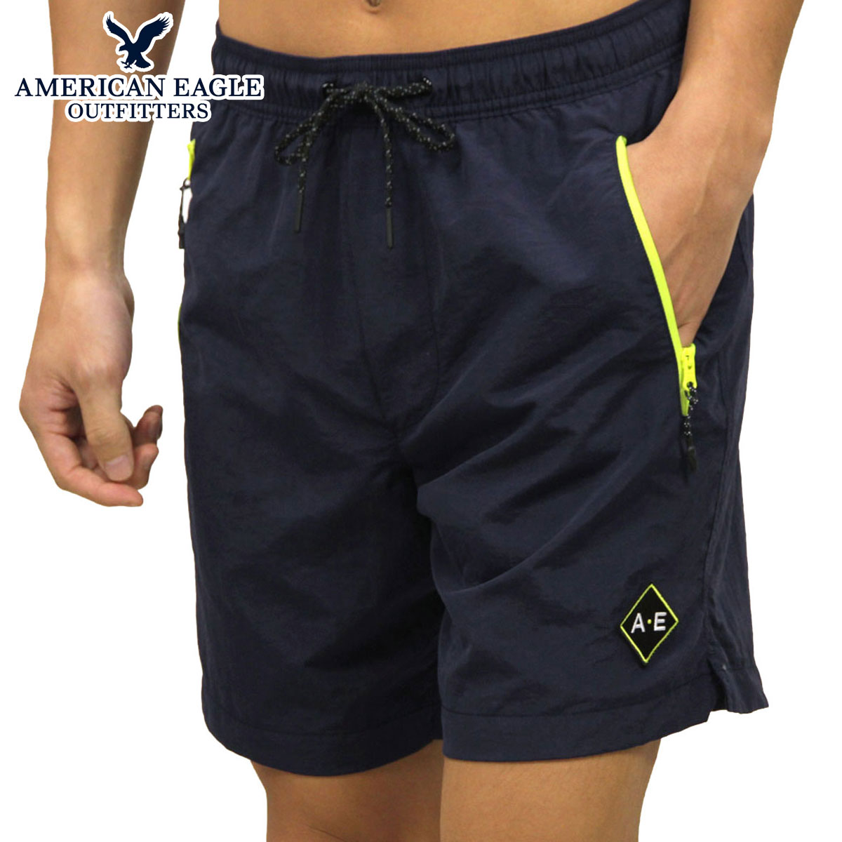 アメリカンイーグル 水着 メンズ 正規品 AMERICAN EAGLE スイムパンツ トランクス型水着 AE ALL DAY SHORT 4132-6783-410