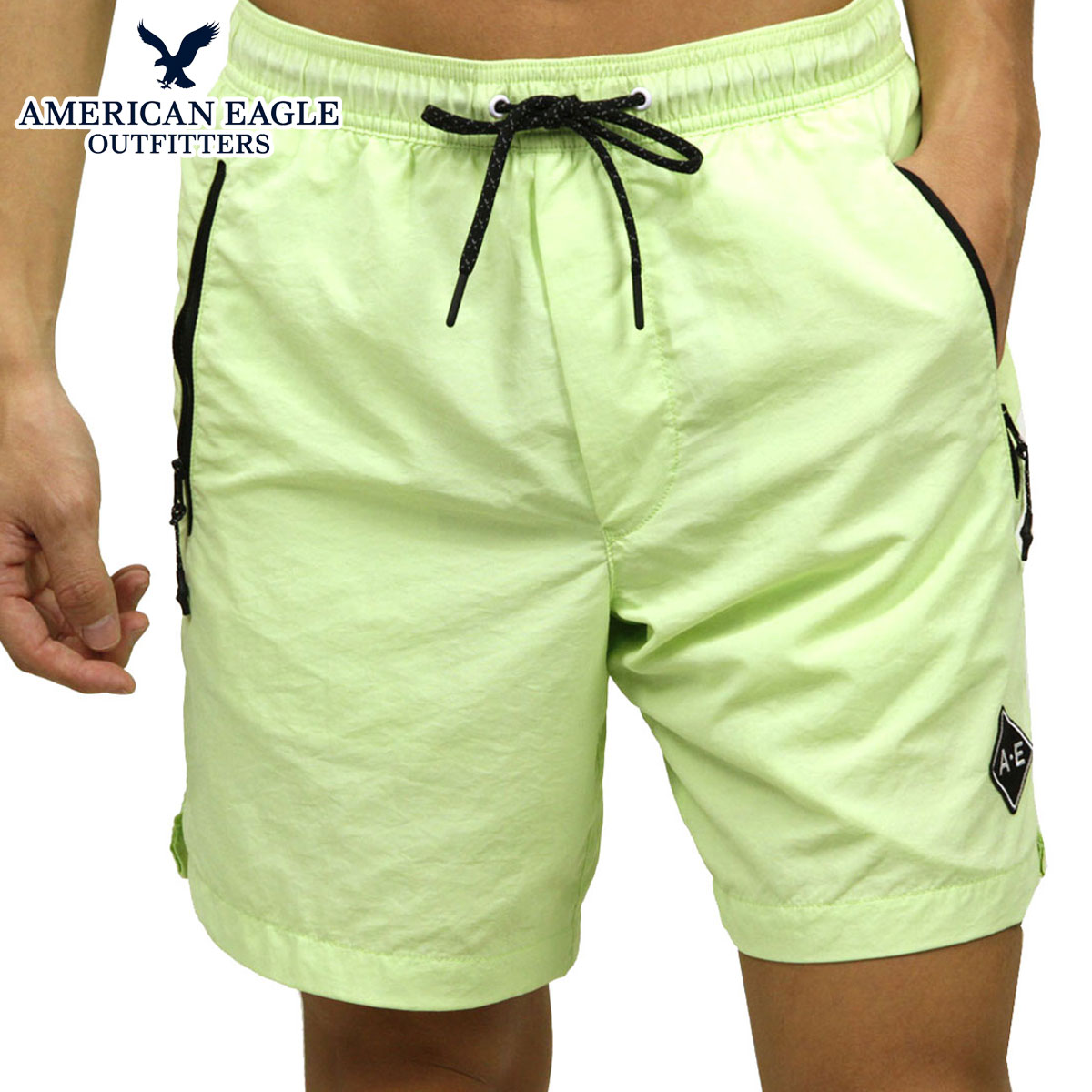 アメリカンイーグル 水着 メンズ 正規品 AMERICAN EAGLE スイムパンツ トランクス型水着 AE ALL DAY SHORT 4132-6783-360 父の日 プレゼント ラッピング