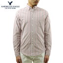 アメリカンイーグル シャツ メンズ 正規品 AMERICAN EAGLE 長袖シャツ ボタンダウンシャツ ワークシャツ AE OXFORD BUTTON DOWN SHIRT 0153-1276-600