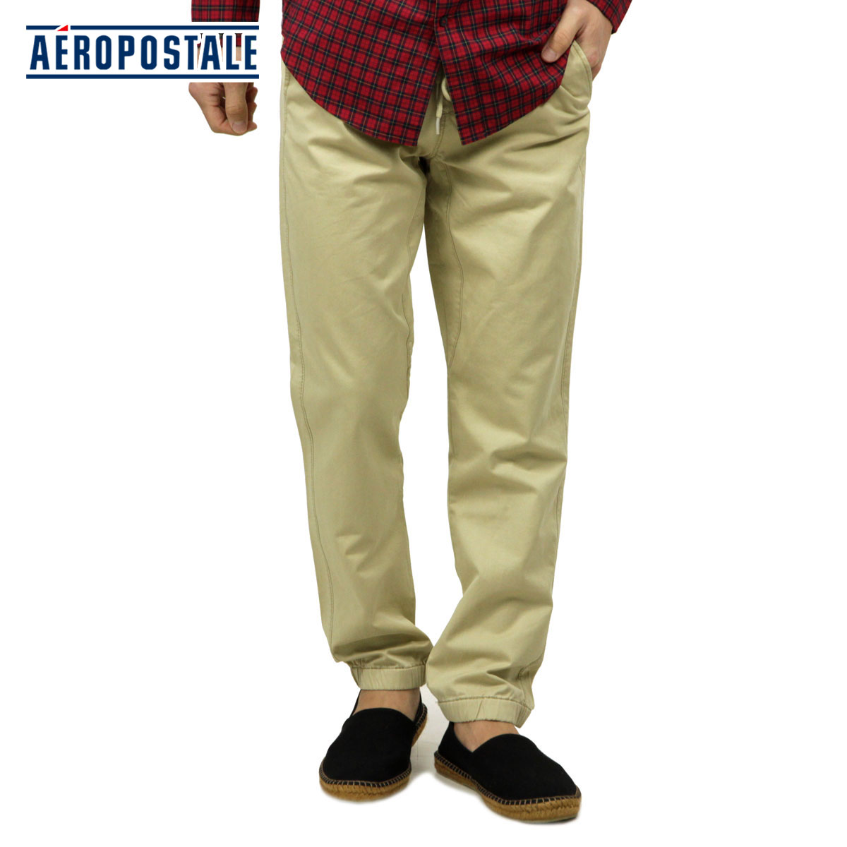  エアロポステール AEROPOSTALE 正規品 メンズ ジョガーパンツ Brooklyn Calling Jogger Chinos 6491-5149 父の日 プレゼント ラッピング