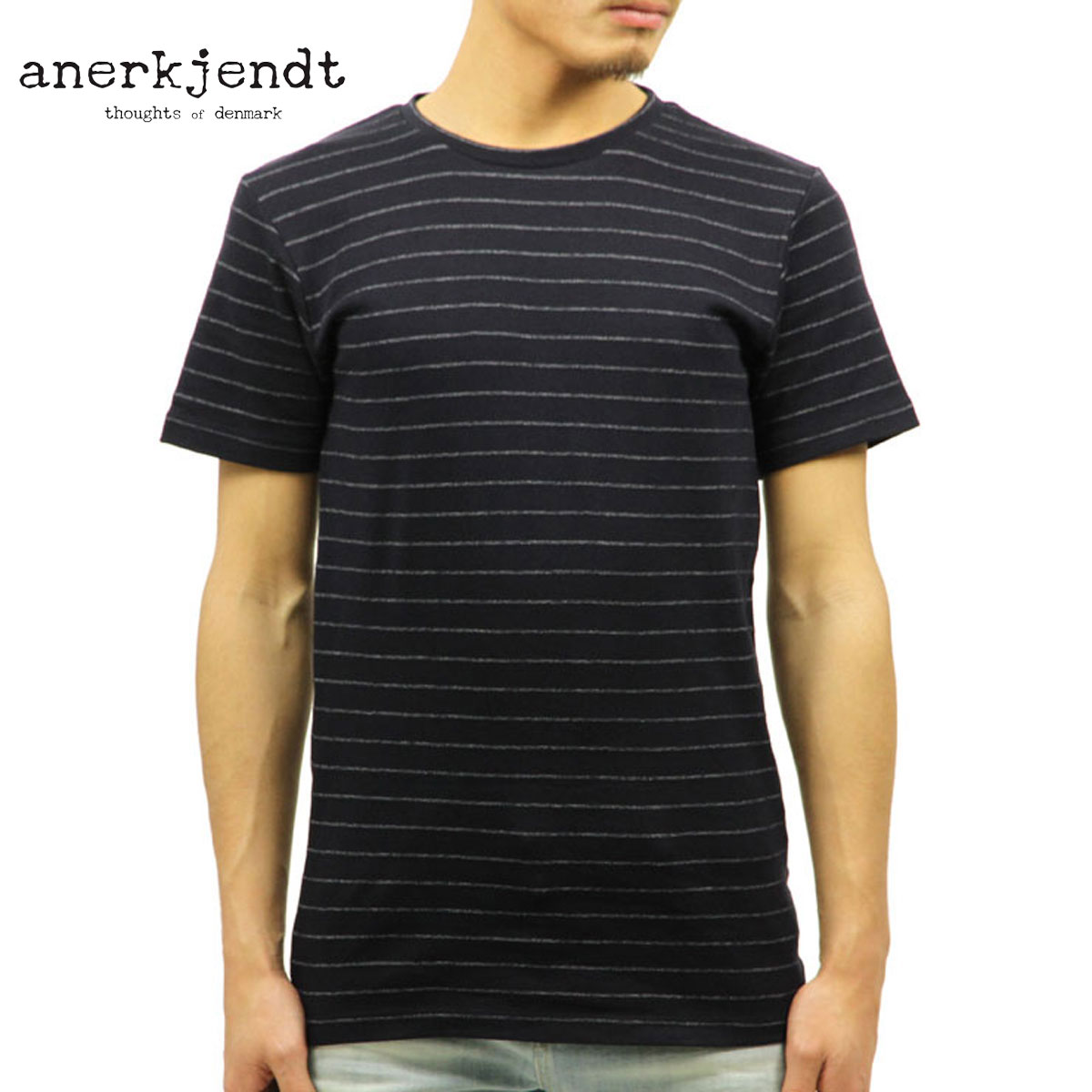 20%OFFݥ󥻡 Ѵ 5/9 20:005/16 1:59 ʥå ANERKJENDT   ȾµT MANNY STRIPE T-SHIRT TOTAL ECLIPSE 9217329 A D00S15