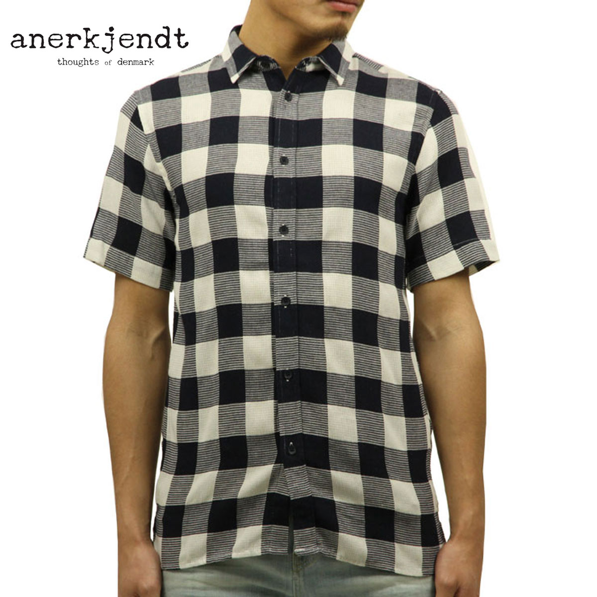 ʥå ANERKJENDT   Ⱦµ KODY SHORT SLEEVE BLOCK CHECK SHIRT TOT...