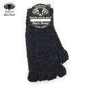 ubNV[v BLACK SHEEP K̔X Y  BLACK SHEEP HANDMADE FINGERLESS KNIT GLOVE SM08B DENIM MIX