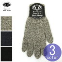 【ポイント10倍 5/1 0:00～5/1 23:59】 ブラックシープ BLACK SHEEP メンズ ウール ニットグローブ 手袋 M KNIT GLOVE GL07B