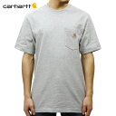  カーハート CARHARTT 正規品 メンズ 半袖ポケットTシャツ WORKWEAR POCKET SHORT-SLEEVE T-SHIRT K87 HGY HEATHER GRAY