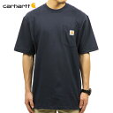 【ポイント10倍 4/24 20:00～4/27 9:59】 カーハート Tシャツ 正規品 CARHARTT 半袖Tシャツ WORKWEAR POCKET SHORT-SLEEVE T-SHIRT K87 NVY