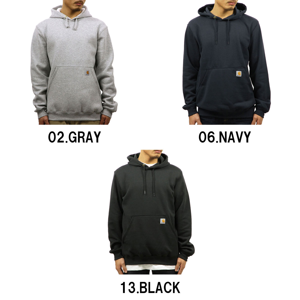 カーハート CARHARTT 正規品 メンズ ミッドウェイト 裏起毛 プルオーバーパーカー MIDWEIGHT 10.5oz HOODED SWEATSHIRT K121