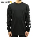  カーハート Tシャツ メンズ 正規販売店 CARHARTT ロンT 長袖Tシャツ WORKWEAR GRAPHIC LOGO LONG SLEEVE TEE K231 BLK