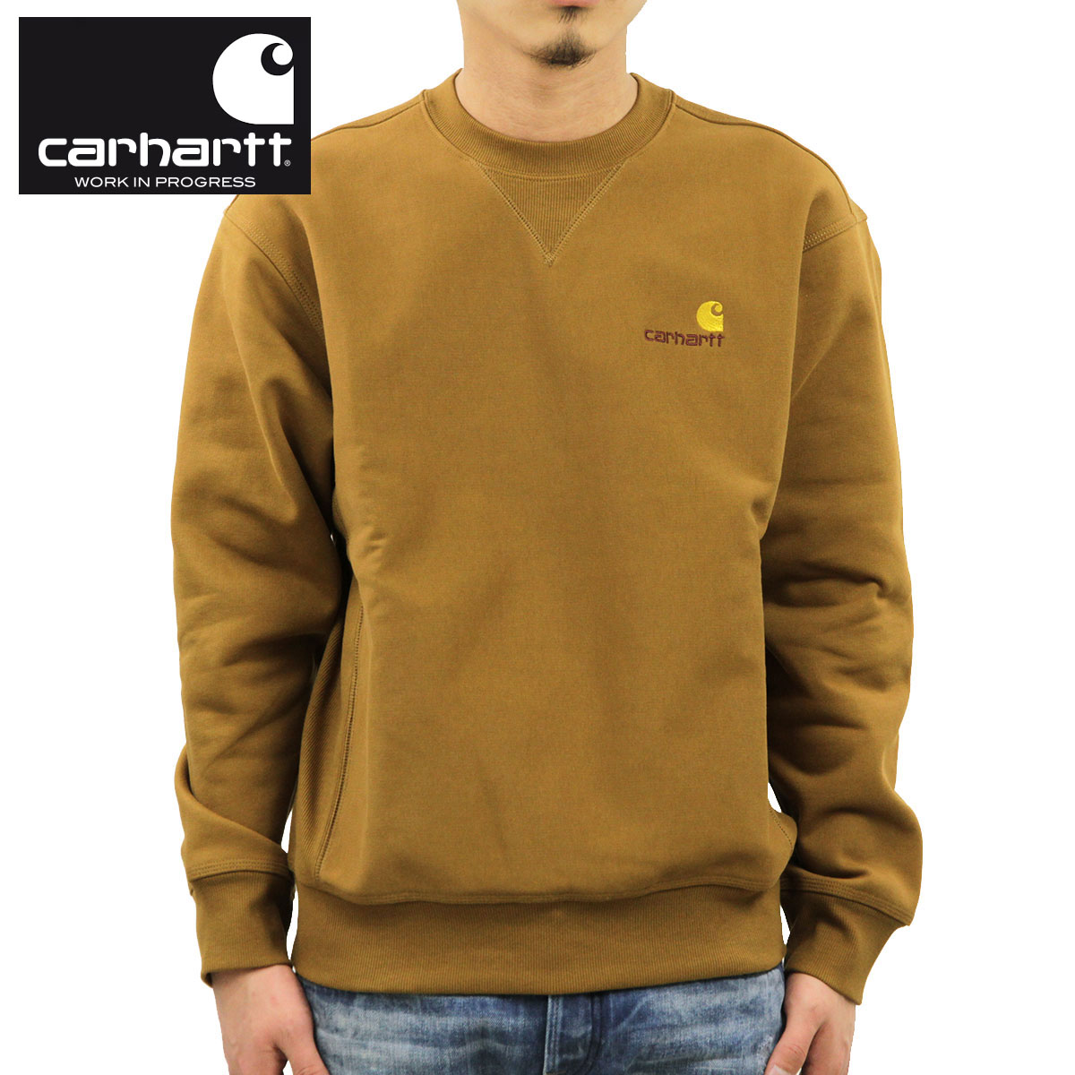 楽天市場】CARHARTT(カラーブラウン)(スウェット・トレーナー 楽天市場】CARHARTT(カラーブラウン)(スウェット・トレーナー