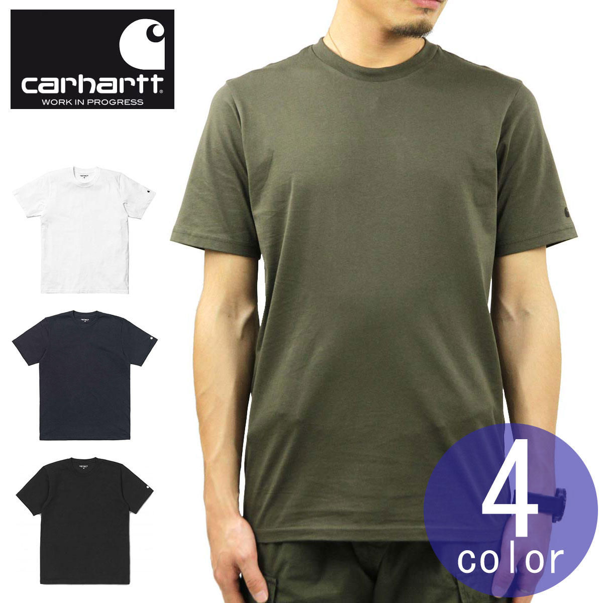 カーハート Tシャツ メンズ カーハート Tシャツ メンズ 正規販売店 CARHARTT WIP 半袖Tシャツ S/S BASE T-SHIRTS I026264