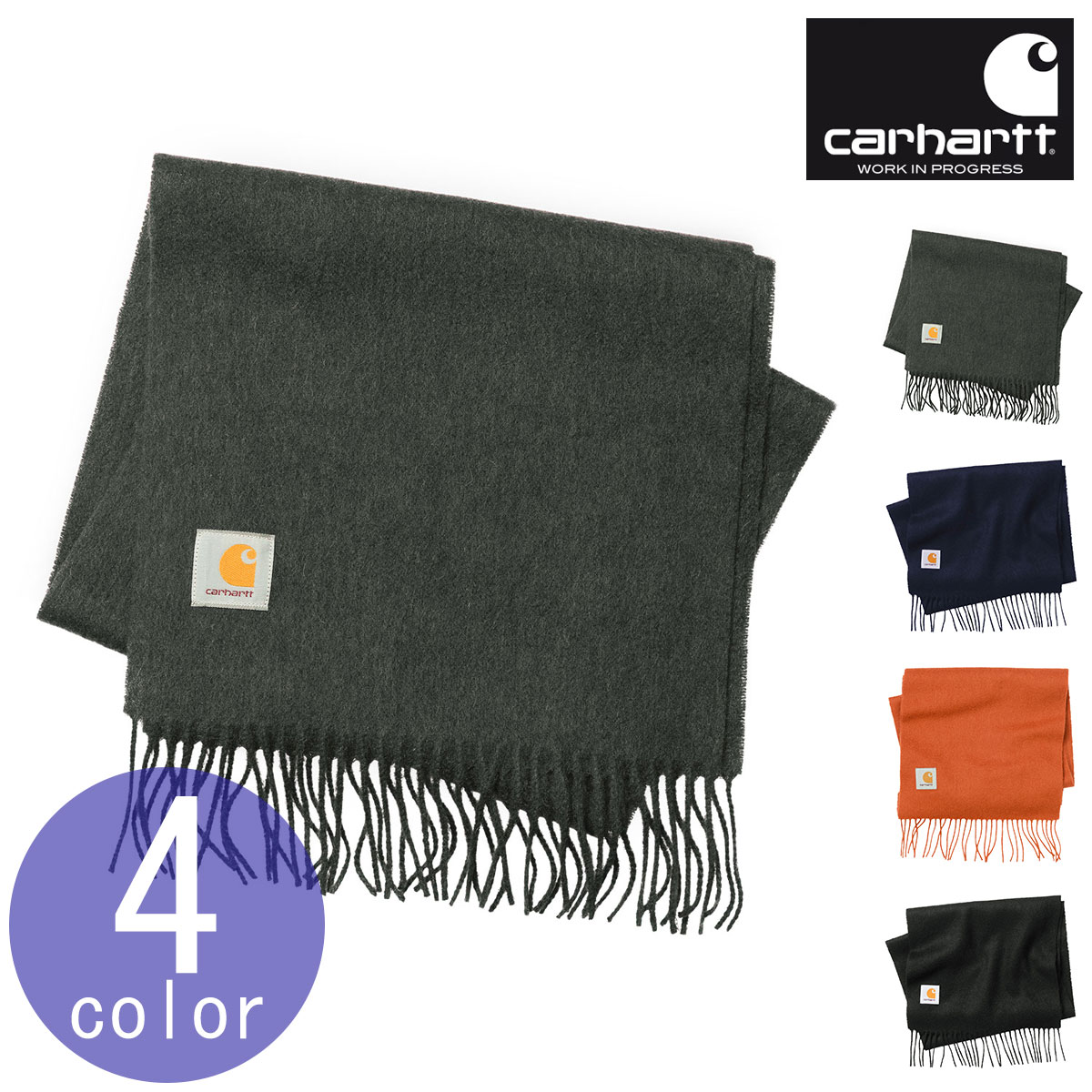 カーハート マフラー メンズ レディース 正規販売店 CARHARTT WIP WORK IN PROGRESS CLAN SCARF I013507