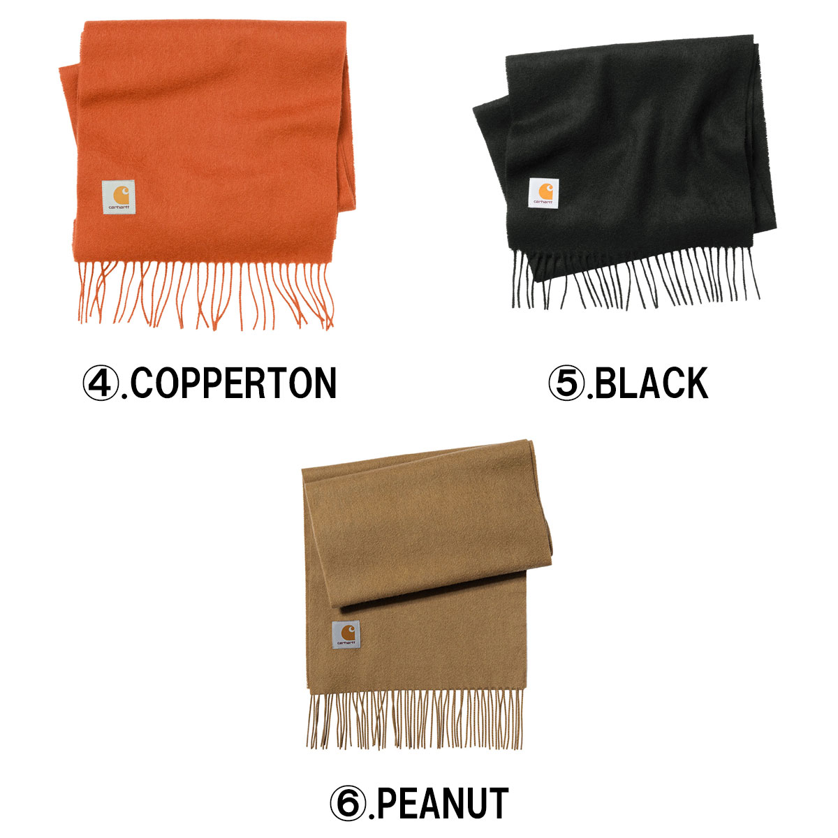 カーハート メンズ レディース マフラー 正規品 CARHARTT WIP ロゴ CLAN SCARF I013507 父の日 プレゼント ラッピング