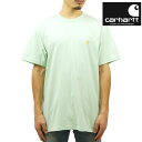 J[n[g TVc Y Ki CARHARTT WIP TVc |Cg S N[lbN SHORT SLEEVE CHASE T-SHIRT PALE SPEARMINT / GOLD LIGHT GREEN I026391 0SFXX