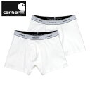 カーハート ボクサーパンツ メンズ 正規販売店 CARHARTT WIP アンダーウェア 下着 ボクサーパンツ2枚組 COTTON TRUNKS 2 PACK WHITE WHITE I029375 0MG