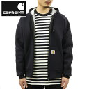 カーハート ジップアップパーカー メンズ カーハート パーカー メンズ 正規品 CARHARTT WIP ジップアップパーカー CAR-LUX HOODED JACKET DARK NAVY / GREY I018044 0GM