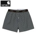 カーハート ボクサーパンツ メンズ 正規販売店 CARHARTT WIP アンダーウェア 下着 ボクサーパンツCOTTON SCRIPT BOXERS JAMES CHECK GROVE I029561 0LZ