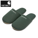カーハート スリッパ メンズ レディース 正規品 CARHARTT WIP ルームシューズ SCRIPT EMBROIDERY SLIPPERS HEMLOCK...