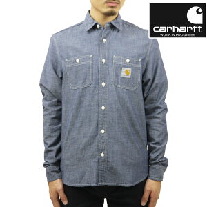 ϡ ǥ˥ॷ   CARHARTT WIP Ĺµ ȥåץ LONG SLEEVE CLINK SHIRT BLUE RINSED I029185 0102