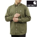 J[n[g Y Vc Ki CARHARTT WIP {^_EVc LONG SLEEVE MADISON SHIRT SEAWEED / WAX I023339 0Y5XX