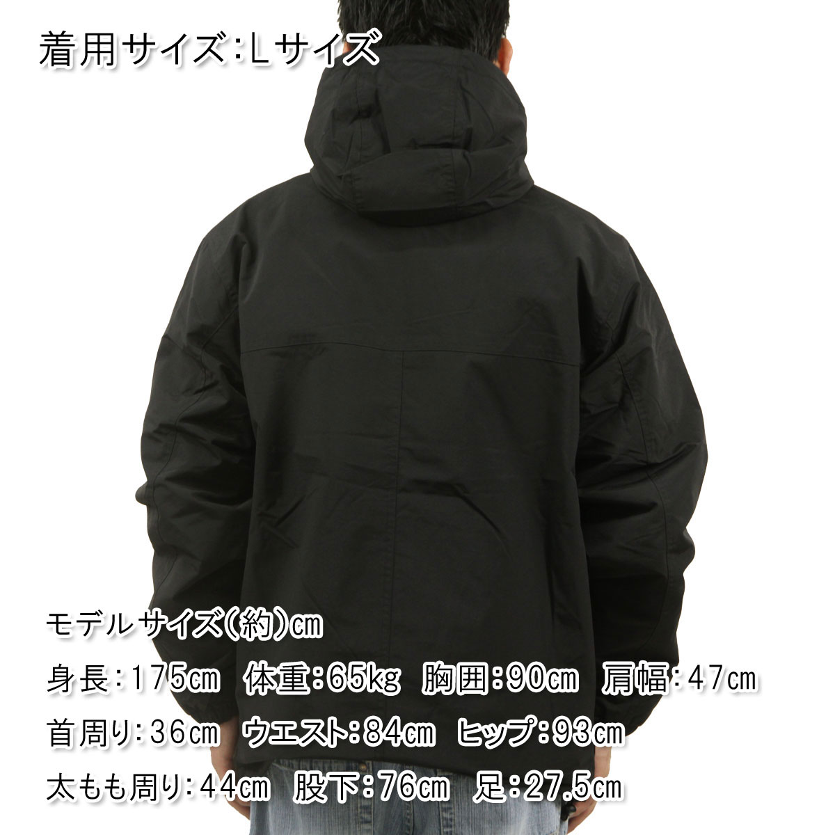 カーハート メンズ ウィンドブレーカー 正規品 CARHARTT WORK IN PROGRESS ナイロンジャケット アウター WINDBREAKER PULLOVER BLACK / WHITE I030820 0D2XX 2