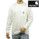 カーハート メンズ 長袖Tシャツ 正規品 CARHARTT WIP クルーネック ロゴ ポケT ロンT LONG SLEEVE POCKET T-SHIRT W...